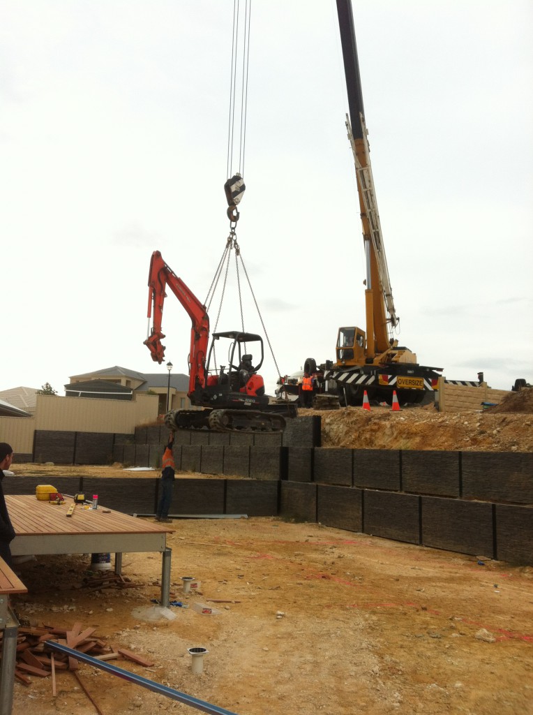 Swimming pool excavation - Golden Grove 1